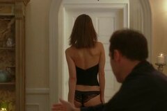 Перри Ривз в сексуальном белье обслужила своего мужа