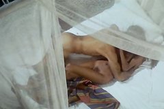 Служанка подсматривает как госпожа трахается с хозяином дома