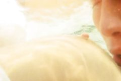 Страсть нахлынула на парочку прямо в море